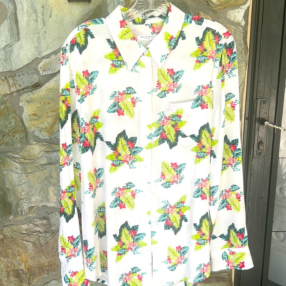 Equipment Silk Blouse Flower 🌺